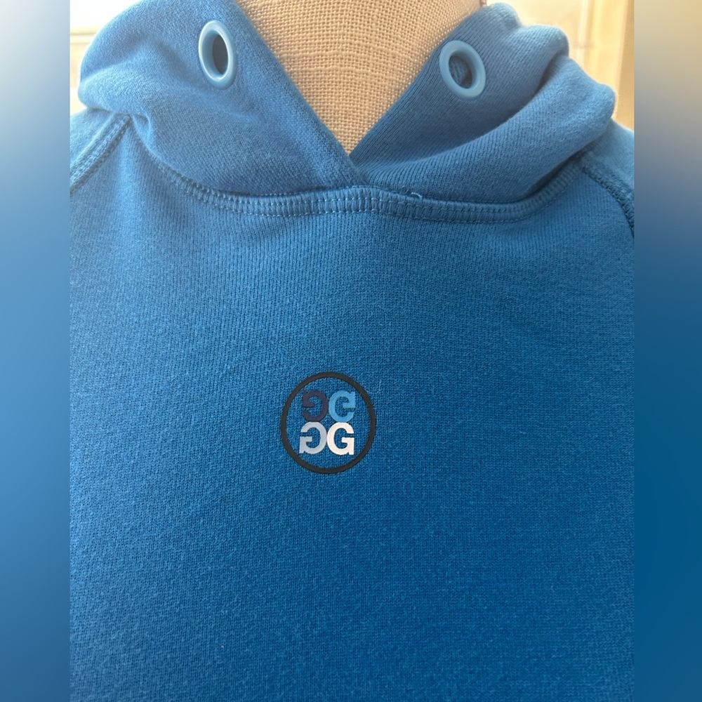 G/FORE Women's Fore French Terry Hooded Sweatshirt-Vibrant Blue-Size XS NWT - Picture 5 of 7